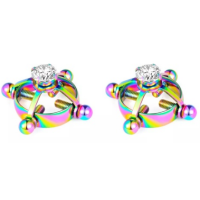 X-CITE NIPPLE BLING - RAINBOW